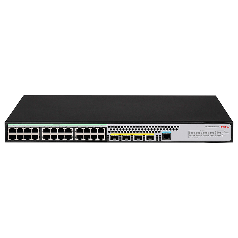 H3C S5120V3-28S-LI 24口千兆电+4千兆光纤口弱三层网管企业级交换机